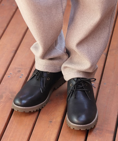 ８(eight)（エイト）の「チャッカブーツ（ブーツ・メンズ・ベージュ系その他/ブラック系その他/ブラック/グレー系その他・26.5cm/28.0cm/25.5cm/26.0cm/27.0cm/25.0cm）」の8枚目の写真