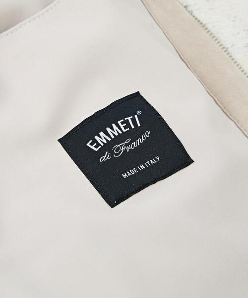 EMMETI(エンメティ)の「EMMETI/エンメティ 【JURI X/ユリエックス】martinique別注スウェードコンビ(ブルゾン・メンズ・ベージュ/ネイビー・46/48/50)」の14枚目の写真
