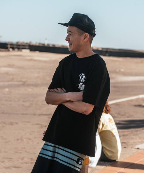 IPD(アイピーディー)の「【IPD】TRIPLE OG S/S(Tシャツ/カットソー・メンズ・ブルー/ブラック/ホワイト/サンドベージュ・LARGE/X-LARGE/MEDIUM)」の3枚目の写真