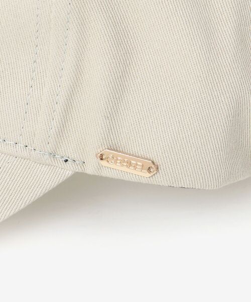 MAJESTIC LEGON（マジェスティックレゴン）の「ツイルベーシックキャップ（キャップ・レディース・オフホワイト/ブラック/ライトグレー・FREE）」の10枚目の写真