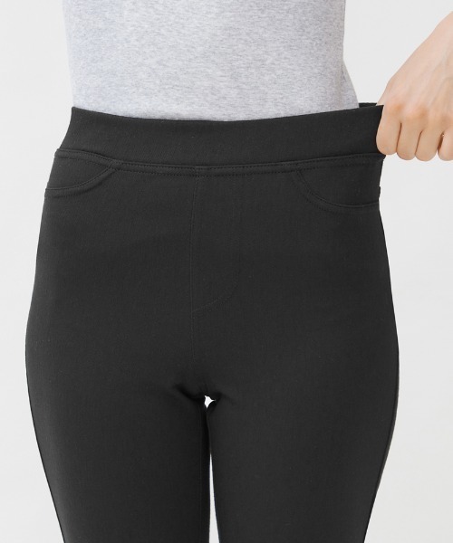 Tuche(トゥシェ)の「Tuche/トゥシェ ストレッチパンツ スキニースタイル ツイルストレッチ アンクル丈(その他パンツ・レディース・ブラック/ネイビー/杢グレー・MEDIUM/LARGE/X-LARGE)」の7枚目の写真