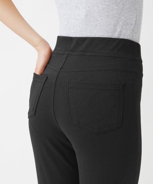 Tuche(トゥシェ)の「Tuche/トゥシェ ストレッチパンツ スキニースタイル ツイルストレッチ アンクル丈(その他パンツ・レディース・ブラック/ネイビー/杢グレー・MEDIUM/LARGE/X-LARGE)」の6枚目の写真
