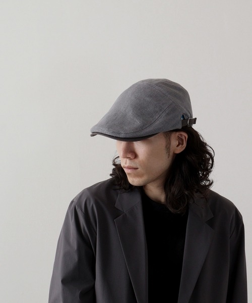 Sense of Grace(センスオブグレース)の「ハンドウォッシャブル 綿麻 ハンチング(ハンチング/ベレー帽・レディース・グレー/カーキオリーブ/ナチュラル/ブラック/ブラウン・FREE)」の1枚目の写真