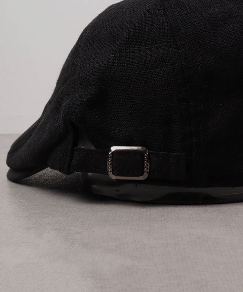 Sense of Grace(センスオブグレース)の「ハンドウォッシャブル 綿麻 ハンチング(ハンチング/ベレー帽・レディース・グレー/カーキオリーブ/ナチュラル/ブラック/ブラウン・FREE)」の11枚目の写真