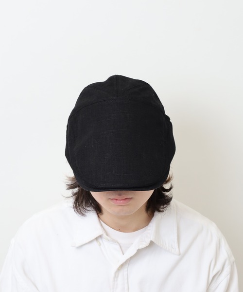 Sense of Grace(センスオブグレース)の「ハンドウォッシャブル 綿麻 ハンチング(ハンチング/ベレー帽・レディース・グレー/カーキオリーブ/ナチュラル/ブラック/ブラウン・FREE)」の16枚目の写真