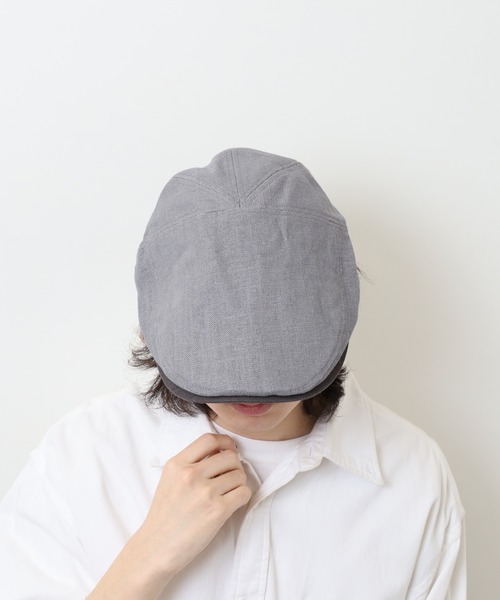 Sense of Grace(センスオブグレース)の「ハンドウォッシャブル 綿麻 ハンチング(ハンチング/ベレー帽・レディース・グレー/カーキオリーブ/ナチュラル/ブラック/ブラウン・FREE)」の21枚目の写真
