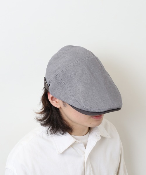 Sense of Grace(センスオブグレース)の「ハンドウォッシャブル 綿麻 ハンチング(ハンチング/ベレー帽・レディース・グレー/カーキオリーブ/ナチュラル/ブラック/ブラウン・FREE)」の22枚目の写真