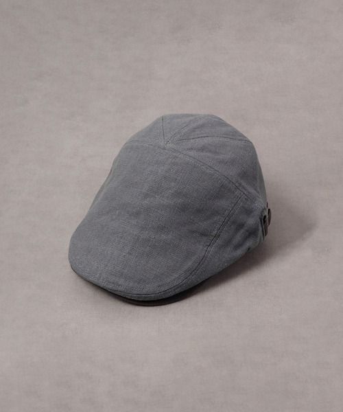 Sense of Grace(センスオブグレース)の「ハンドウォッシャブル 綿麻 ハンチング(ハンチング/ベレー帽・レディース・グレー/カーキオリーブ/ナチュラル/ブラック/ブラウン・FREE)」の13枚目の写真