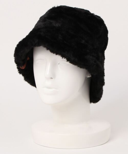 tone（トーン）の「【gratin】モコモコファーバケットハット（ハット・レディース・レオパード/ブラウン/ベージュ/ゼブラ/その他/ブラック・FREE）」の11枚目の写真