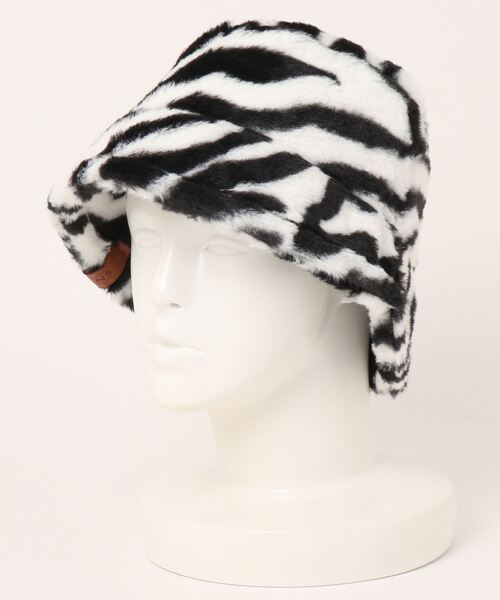 tone（トーン）の「【gratin】モコモコファーバケットハット（ハット・レディース・レオパード/ブラウン/ベージュ/ゼブラ/その他/ブラック・FREE）」の12枚目の写真