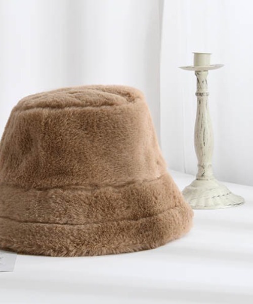 tone（トーン）の「【gratin】モコモコファーバケットハット（ハット・レディース・レオパード/ブラウン/ベージュ/ゼブラ/その他/ブラック・FREE）」の22枚目の写真