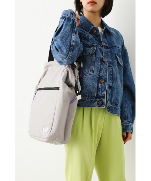 RODEO CROWNS WIDE BOWL（ロデオクラウンズワイドボウル）の「2WAY BACK PACK（バックパック/リュック・レディース・カーキ/ブラック/ライトグレー・FREE）」の6枚目の写真