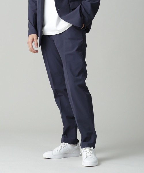 NANO universe（ナノユニバース）の「LB.04/二重織りストレッチテーパードイージーパンツ（スラックス・メンズ・ブラック/ベージュ/ネイビー・S/M/L）」の10枚目の写真