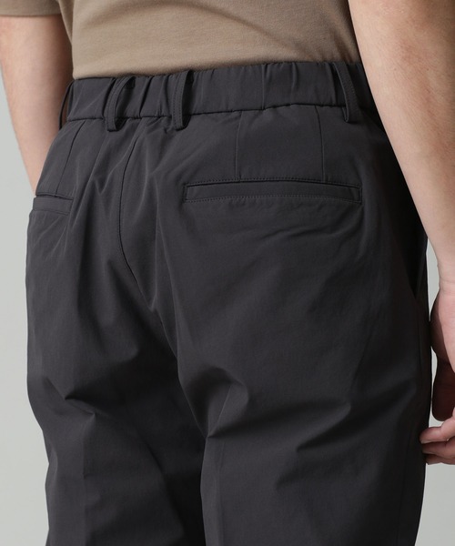 NANO universe（ナノユニバース）の「LB.04/二重織りストレッチテーパードイージーパンツ（スラックス・メンズ・ブラック/ベージュ/ネイビー・S/M/L）」の9枚目の写真