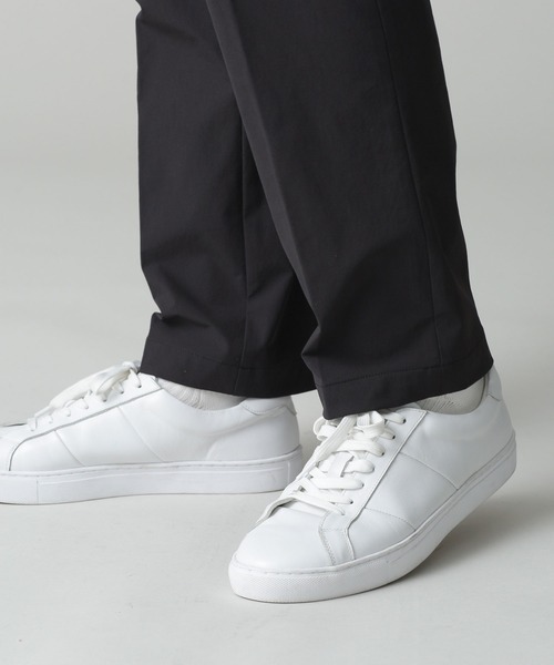 NANO universe（ナノユニバース）の「LB.04/二重織りストレッチテーパードイージーパンツ（スラックス・メンズ・ブラック/ベージュ/ネイビー・S/M/L）」の11枚目の写真