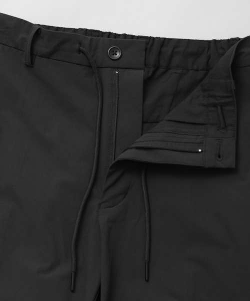 NANO universe（ナノユニバース）の「LB.04/二重織りストレッチテーパードイージーパンツ（スラックス・メンズ・ブラック/ベージュ/ネイビー・S/M/L）」の16枚目の写真