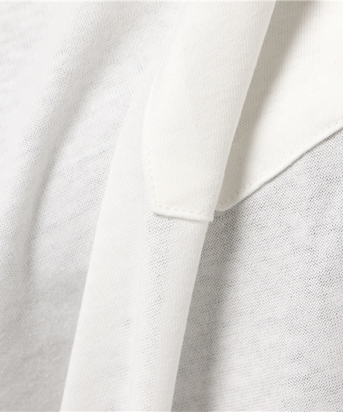 ROSE BUD(ローズバッド)の「LCTT-15174 U/N S/S-T(Tシャツ/カットソー・レディース・ホワイト/ブラック/ミックスグレー/イエロー・ONE SIZE)」の5枚目の写真