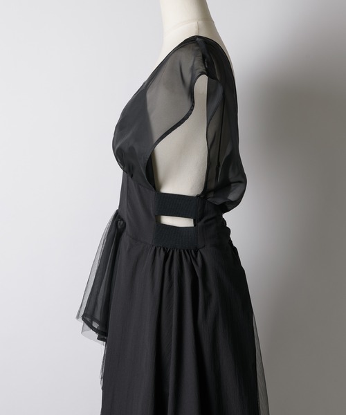 LA BELLE ETUDE(ラベルエチュード)の「BACKレースUPコルセットレイヤードブラウス(シャツ/ブラウス・レディース・ホワイト/ブラック・FREE)」の12枚目の写真