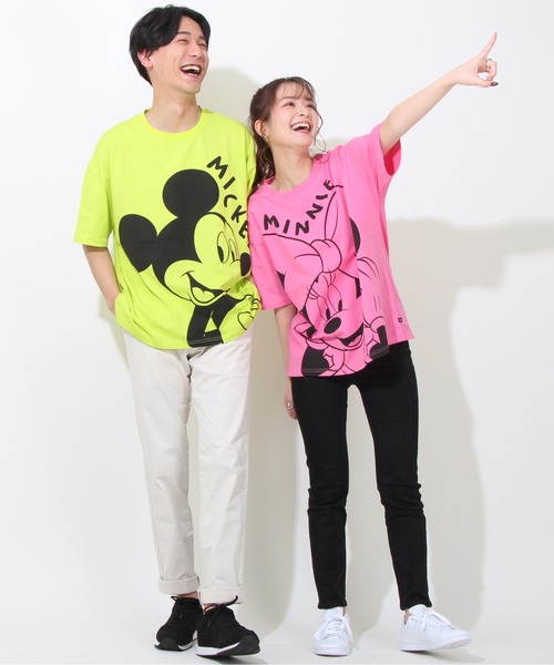 Disney(ディズニー)の「親子お揃い 通販限定 BIGフェイス ディズニー Tシャツ 8151A(Tシャツ/カットソー・レディース・ホワイト×ブルー/ブラック×レッド/その他9/その他26・M/L/S/XL)」の7枚目の写真