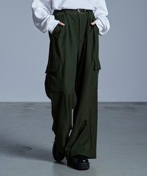 Loose/ルース | ドレープモード ワイドタックカーゴパンツ【セットアップ対応】(カーゴパンツ)