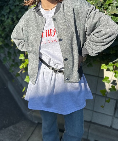 mi via loca（ミヴィアロカ）の「GILDANサイドロゴプリント入りロングスリーブTシャツ 【MVL002 ※2A】（Tシャツ/カットソー・レディース・ホワイト/ピンク/オートミール/オフホワイト/ライトアッシュグレー/ブラック・MEDIUM/X-LARGE）」の21枚目の写真