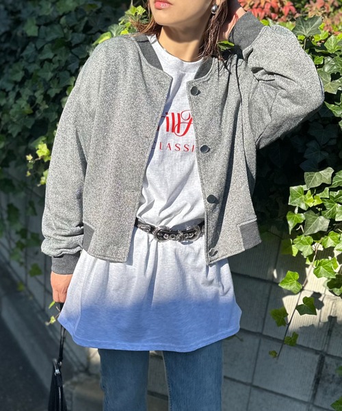 mi via loca（ミヴィアロカ）の「GILDANサイドロゴプリント入りロングスリーブTシャツ 【MVL002 ※2A】（Tシャツ/カットソー・レディース・ホワイト/ピンク/オートミール/オフホワイト/ライトアッシュグレー/ブラック・MEDIUM/X-LARGE）」の22枚目の写真
