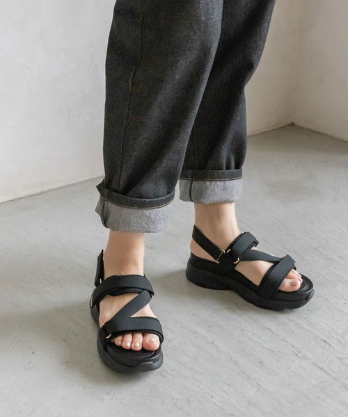 ゴールドパーツスポーツサンダル