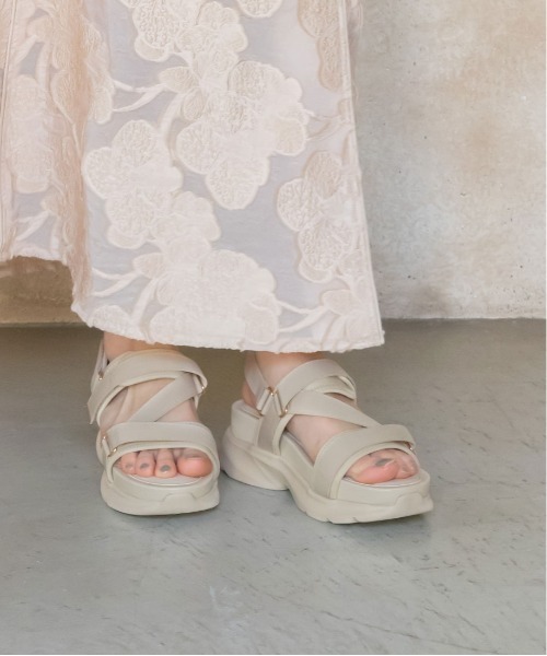 ゴールドパーツスポーツサンダル