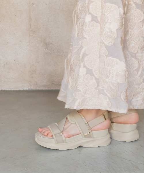 ゴールドパーツスポーツサンダル