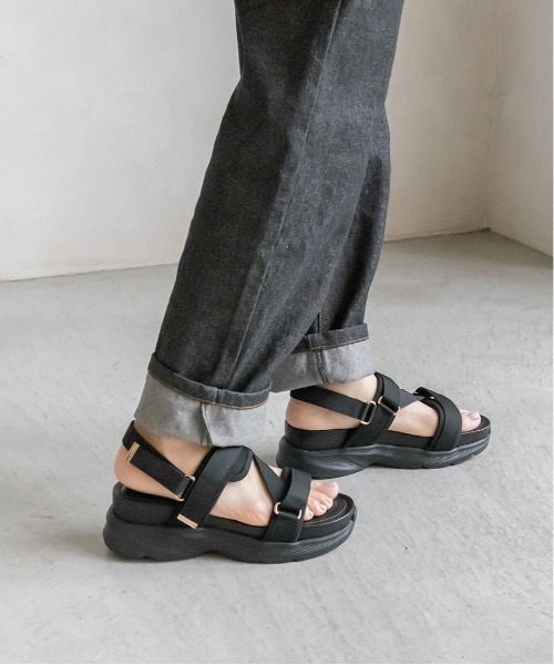 ゴールドパーツスポーツサンダル