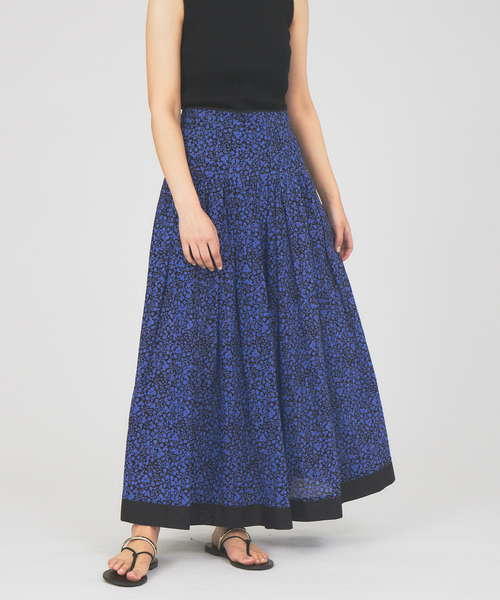 Rouge vif Anna(ルージュヴィフアンナ)の「ミラクルウェーブマキシスカート(スカート・レディース・ベージュ/ブルー・36/38)」の21枚目の写真