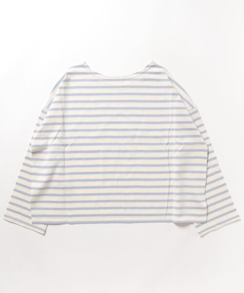 flower(フラワー)の「ベイビーレインボウボーダートップ(Tシャツ/カットソー・レディース・ブルー/ピンク/オレンジ・FREE)」の19枚目の写真