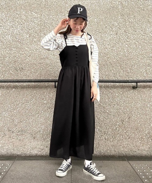 flower(フラワー)の「ベイビーレインボウボーダートップ(Tシャツ/カットソー・レディース・ブルー/ピンク/オレンジ・FREE)」の7枚目の写真