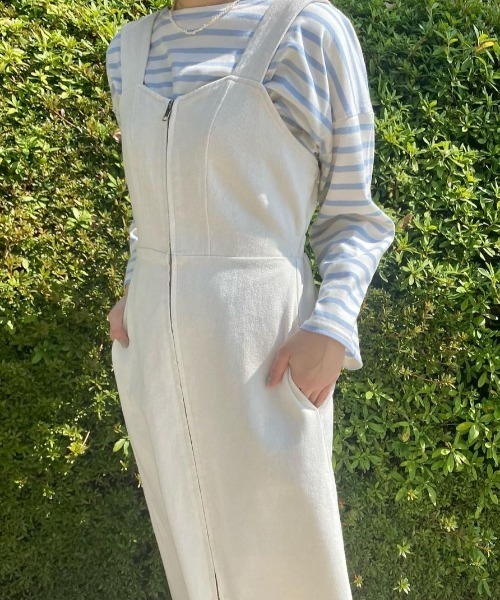 flower(フラワー)の「ベイビーレインボウボーダートップ(Tシャツ/カットソー・レディース・ブルー/ピンク/オレンジ・FREE)」の8枚目の写真