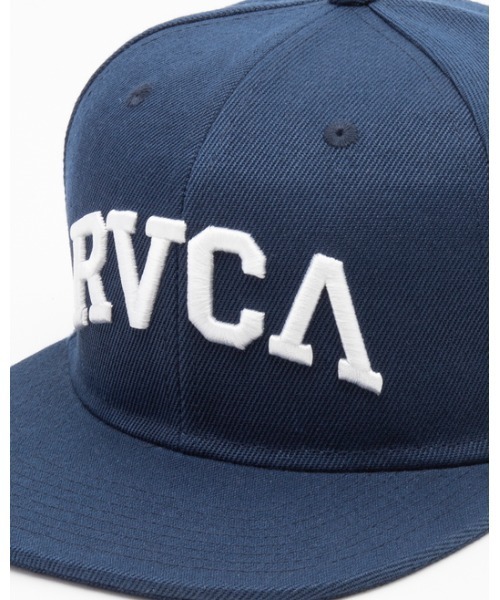 RVCA（ルーカ）の「RVCA メンズ  ARCHED SNAPBACK キャップ【2023年春夏モデル】/ルーカ帽子（キャップ・メンズ・ブラック/ブルー/アイボリー・FREE）」の9枚目の写真