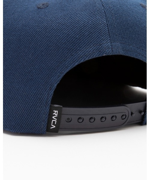 RVCA（ルーカ）の「RVCA メンズ  ARCHED SNAPBACK キャップ【2023年春夏モデル】/ルーカ帽子（キャップ・メンズ・ブラック/ブルー/アイボリー・FREE）」の8枚目の写真