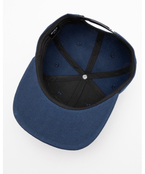 RVCA（ルーカ）の「RVCA メンズ  ARCHED SNAPBACK キャップ【2023年春夏モデル】/ルーカ帽子（キャップ・メンズ・ブラック/ブルー/アイボリー・FREE）」の7枚目の写真