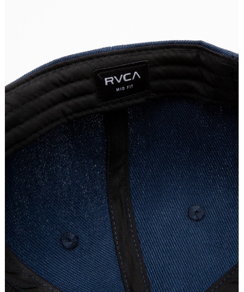 RVCA（ルーカ）の「RVCA メンズ  ARCHED SNAPBACK キャップ【2023年春夏モデル】/ルーカ帽子（キャップ・メンズ・ブラック/ブルー/アイボリー・FREE）」の6枚目の写真