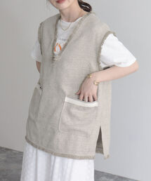 fredy emue | ツィードフリンジジレ(ベスト)