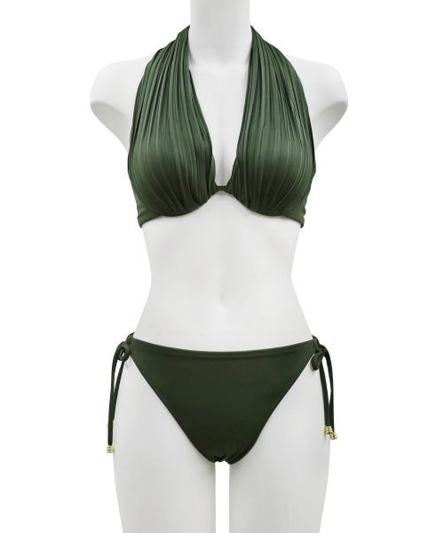 ANNEBRA（アンブラ）の「Boom ホルターネックプリーツビキニ（水着