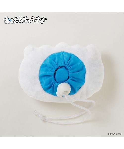 Paradise Picnic（パラダイスピクニック）の「おぱんちゅうさぎ　エコバッグ（エコバッグ/サブバッグ・レディース・ブルー・FREE）」の6枚目の写真