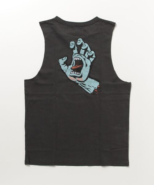 SANTA CRUZ(サンタクルーズ)の「【ムラサキスポーツ別注】SANTACRUZ/サンタクルーズ バックプリント カットオフタンクトップ/バンドTee ピグメントT ノースリーブ SC BANDMAN 502232406(タンクトップ・メンズ・ブラック×レッド/ブラック×ブルー/ブルー系その他・L/M/XL)」の5枚目の写真