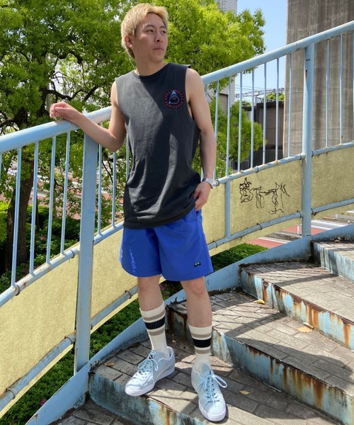 SANTA CRUZ(サンタクルーズ)の「【ムラサキスポーツ別注】SANTACRUZ/サンタクルーズ バックプリント カットオフタンクトップ/バンドTee ピグメントT ノースリーブ SC BANDMAN 502232406(タンクトップ・メンズ・ブラック×レッド/ブラック×ブルー/ブルー系その他・L/M/XL)」の12枚目の写真