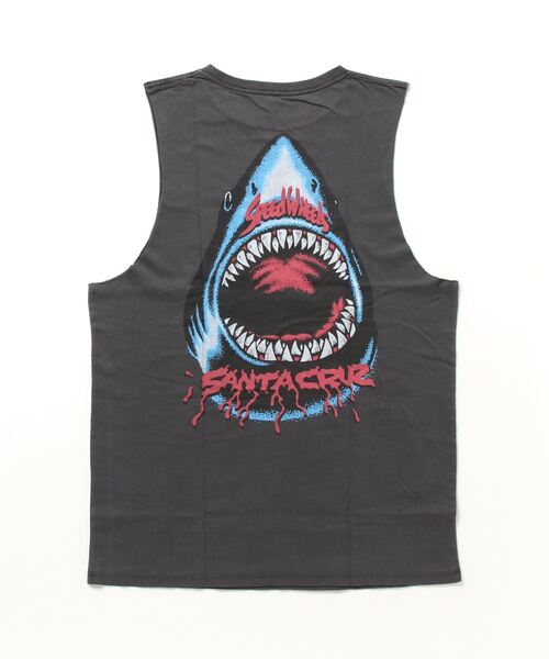 SANTA CRUZ(サンタクルーズ)の「【ムラサキスポーツ別注】SANTACRUZ/サンタクルーズ バックプリント カットオフタンクトップ/バンドTee ピグメントT ノースリーブ SC BANDMAN 502232406(タンクトップ・メンズ・ブラック×レッド/ブラック×ブルー/ブルー系その他・L/M/XL)」の18枚目の写真