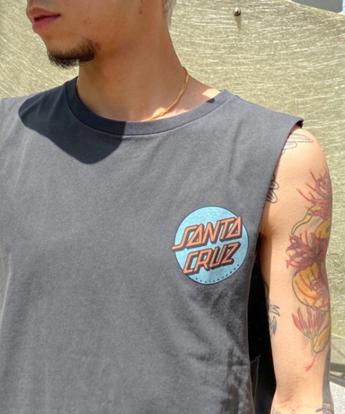SANTA CRUZ(サンタクルーズ)の「【ムラサキスポーツ別注】SANTACRUZ/サンタクルーズ バックプリント カットオフタンクトップ/バンドTee ピグメントT ノースリーブ SC BANDMAN 502232406(タンクトップ・メンズ・ブラック×レッド/ブラック×ブルー/ブルー系その他・L/M/XL)」の20枚目の写真