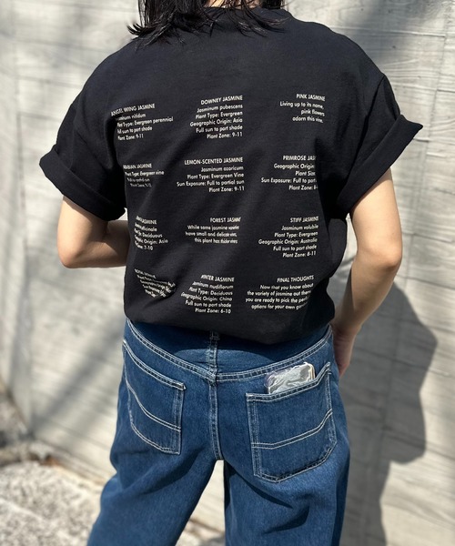 mi via loca（ミヴィアロカ）の「GILDAN ジャスミンロゴTシャツ 【MVL005 ※2A】（Tシャツ/カットソー・レディース・オフホワイト/ブラック/ナチュラル/ピンク/ベージュ・X-LARGE/LARGE/MEDIUM）」の22枚目の写真