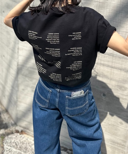 mi via loca（ミヴィアロカ）の「GILDAN ジャスミンロゴTシャツ 【MVL005 ※2A】（Tシャツ/カットソー・レディース・オフホワイト/ブラック/ナチュラル/ピンク/ベージュ・X-LARGE/LARGE/MEDIUM）」の21枚目の写真