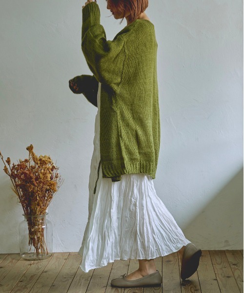 t a r o s u(タロス)の「washer cami onepiece/ウォッシャーキャミワンピース(ワンピース・レディース・ブラック/ホワイト/ベージュ・FREE)」の18枚目の写真