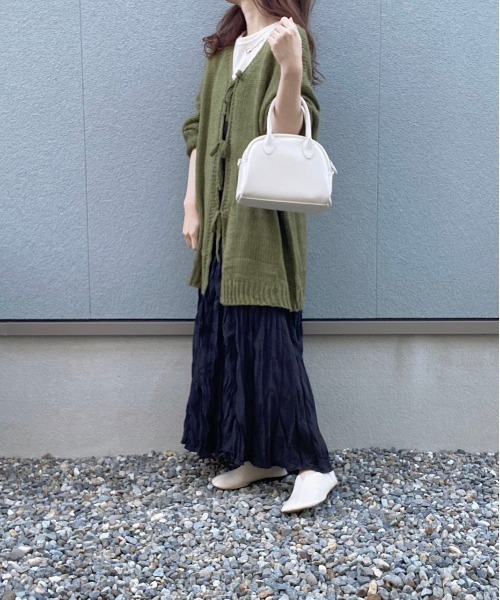 t a r o s u(タロス)の「washer cami onepiece/ウォッシャーキャミワンピース(ワンピース・レディース・ブラック/ホワイト/ベージュ・FREE)」の4枚目の写真