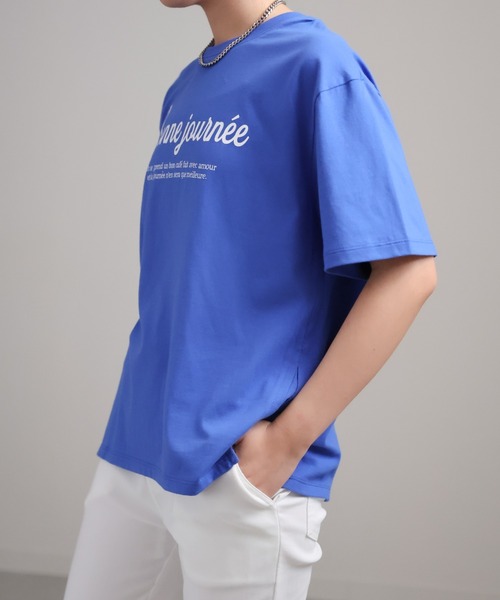 sakishimatokyo（サキシマトーキョー）の「アソート立体ロゴプリントTシャツ（Tシャツ/カットソー・レディース・オフホワイト/ブルー/ブラック/チャコール/ホワイト/ホワイト系その他/ライトグレー・FREE）」の16枚目の写真